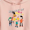 Women's - Hey Arnold! - Group Shot Cropped Graphic Hoodie - 2 of 3