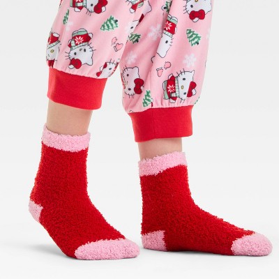 Hello Kitty Valentines PJ sold Slipers Socks Sleep set bundle