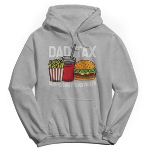 Rerun Island Men's Dad Tax Making Sure Long Sleeve Graphic Cotton Sweatshirt Hoodie - 1 of 3