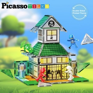 PICASSO-TILES Magnetic Tiles for Kids, Construction STEM Building Blocks Educational Toy - 1 of 4