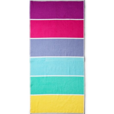 Lands' End Kids Cabana Stripe Beach Towel