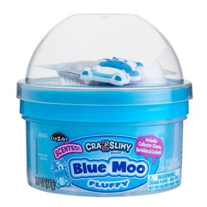 Cra-Z-Slimy Slime Dome Blue Moo - 1 of 4