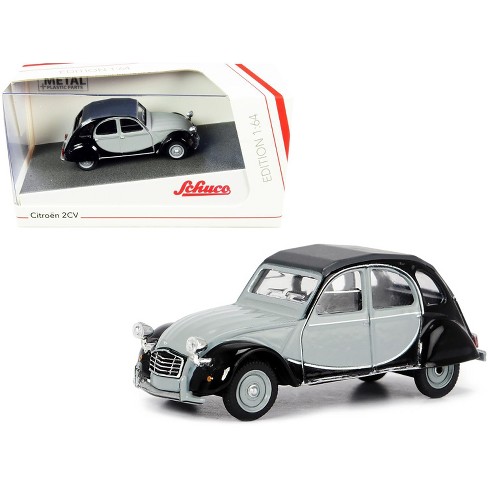 Citroen 2cv Charleston Gray And Black 1 64 Diecast Model Car By Schuco Target