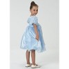 2Bunnies Girls' Organza Babydoll Princess Bow Dress - 4 of 4