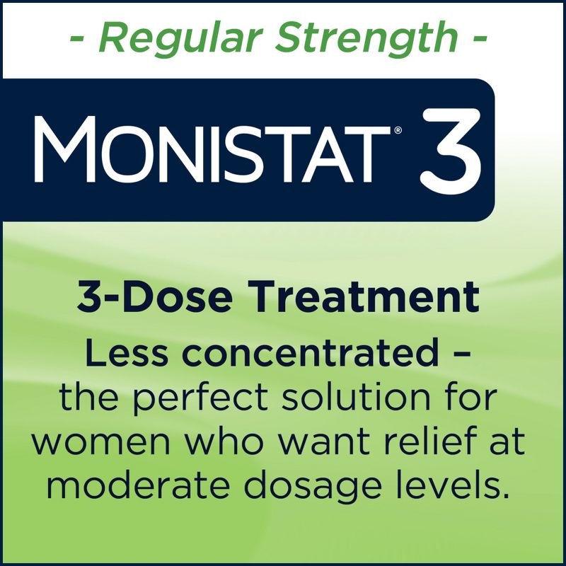 Monistat 3-Dose Yeast Infection Treatment, 3 Ovule Inserts &#38; External Itch Cream, 5 of 14