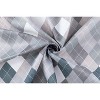Dainty Home 3D Printed Textured Waffle Weave 13 Piece Shower Curtain Set - 4 of 4