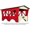JCs Wildlife Ol' Red Covered Bridge Ground Feeder - 3 of 4