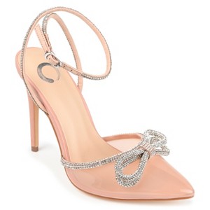 Journee Collection Women's Gracia Buckle High Stiletto Pointed Toe Pumps - 1 of 4