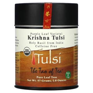 The Tao of Tea Purple Leaf Varietal, Krishna Tulsi Tea, Caffeine Free, 2 oz (57 g) - 1 of 2
