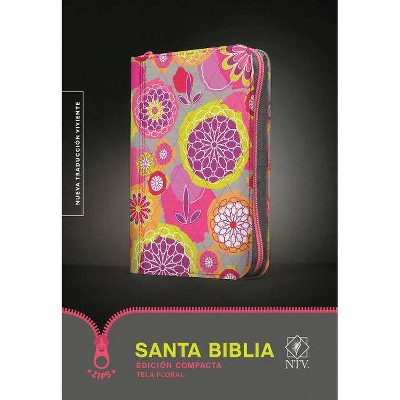  Santa Biblia-Ntv-Compacta Zipper Closure - (Paperback) 