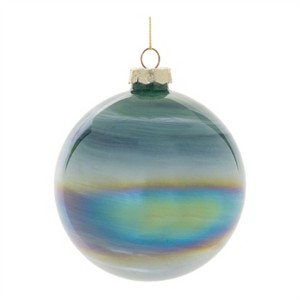 Iridescent Glass Ball Ornaments – Set of 6 - 1 of 2