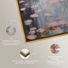 Art Remedy Pink Impressionisty Lilypads Impressionism Wall Art Framed - 4 of 4