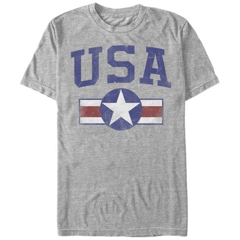 lancering frivillig offset Men's Lost Gods Fourth Of July Usa Star T-shirt : Target
