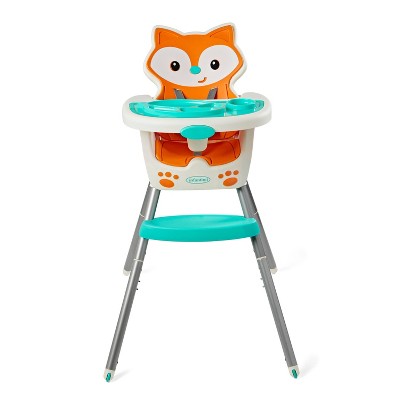 Infantino Go Gaga! Grow-With-Me 4-in-1 Convertible High Chair - Fox