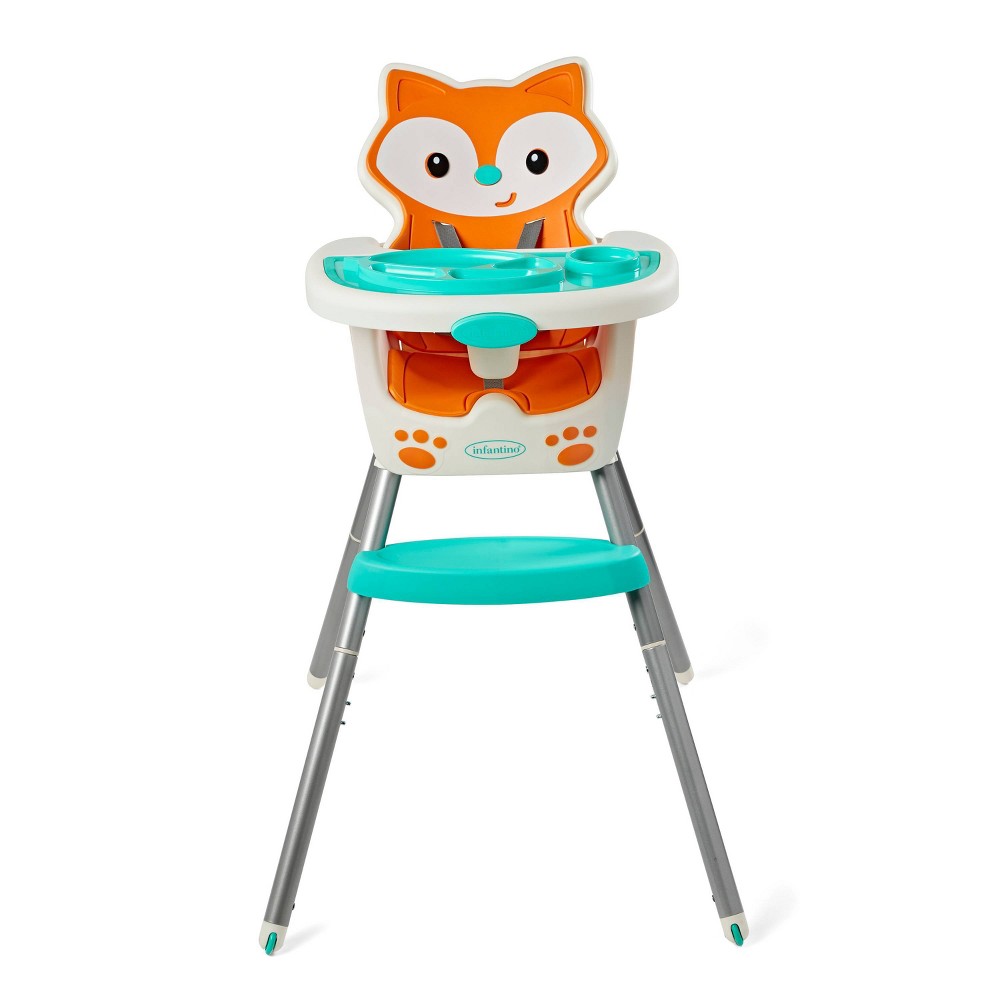 Photos - Car Seat Infantino Go Gaga! Grow-With-Me 4-in-1 Convertible High Chair - Fox 