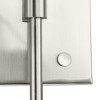 Progress Lighting Cornett 1-Light Swing Arm Wall Sconce, Brushed Nickel, Metal Reflector Shade - 4 of 4