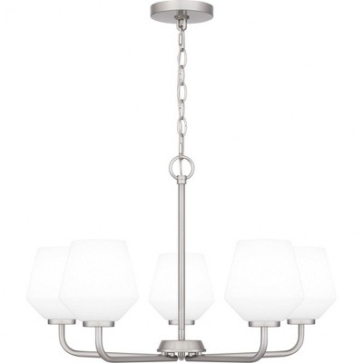 Quoizel Lighting Nielson 5 - Light Chandelier in  Brushed Nickel