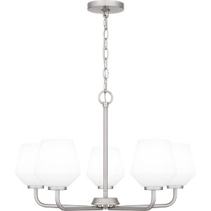 Quoizel Lighting Nielson 5 - Light Chandelier in  Brushed Nickel - 1 of 1