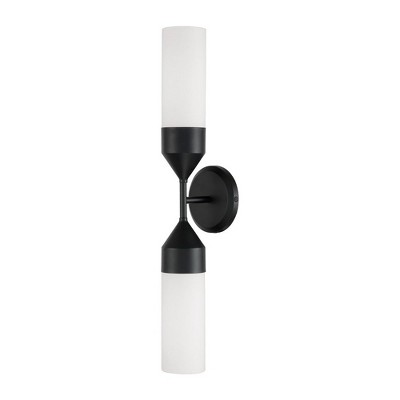 Capital Lighting Devon 2 - Light Wall Light in  Matte Black