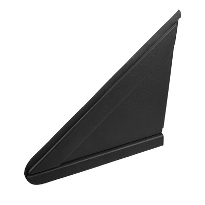 Unique Bargains Driver Side Mirror Flag Applique 1AN69RXFAB for Chrysler Town & Country 08-16 Side View Mirror Triangle Trim Plastic Black