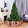Tangkula 7.5ft PVC Artificial Christmas Tree 1346 Hinged Tips w/ Solid Metal Leg - 2 of 4