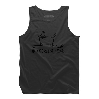 Men's Design By Humans Halloween cat By SPOODEMOON Tank Top