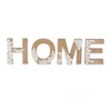 The Lakeside Collection Modern Farmhouse Collection - Carved Floral Wooden Letters - 3 of 4