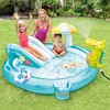 Intex Gator 6.6ft x 5.6ft x 4in Outdoor Inflatable Kiddie Pool Water Play Center with Slide, for Toddlers Ages 2 and Up (3 Pack) - 3 of 4