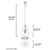 Maxim Lighting Gourd 3 - Light Pendant in  Satin Nickel - 3 of 4