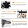 Heavy Duty Clothes Rack Freestanding Closet Organizer Portable Metal Adjustable Wire Shelving Clothes Rack with 3 Clothes Rails - 4 of 4