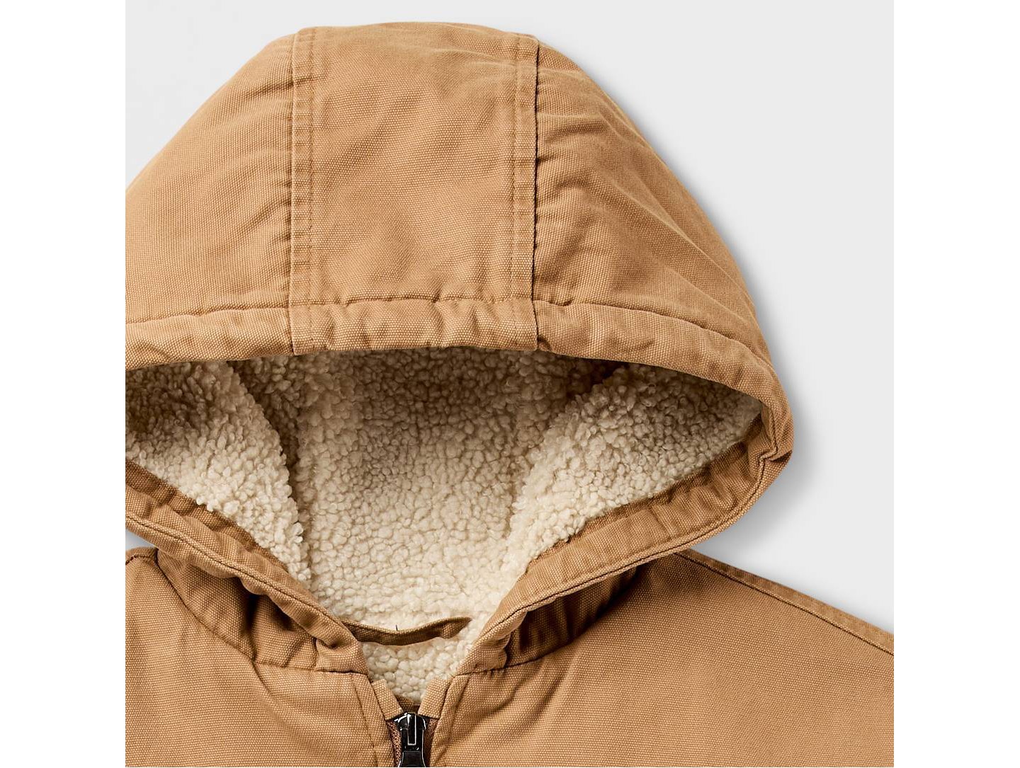 Куртка Cat & Jack Faux Shearling Lined Jacket для мальчиков, цвет: Коричневый — фото 4