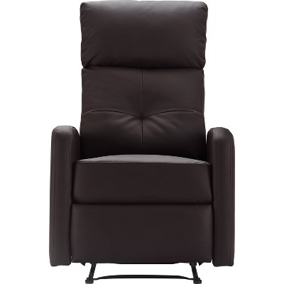 target leather recliner