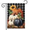 Briarwood Lane Fall Garden Flag 12x18 For Outdoor Fall Checkered Pumpkins For Fall Garden Flag Flags For Outside - 2 of 4