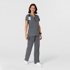 Wink Nova Women's Flex-n-Reach Shoulder Panel V-Neck Scrub Top - 3 of 4