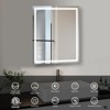 AZL1 Life Concept Decorative Wall Mirror with Modern Design Easy Hanging for Home Bedrooms Entryways Living Spaces, Silver, 25"*33"*3" - 2 of 4