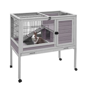 Aivituvin Small Rabbit Hutch with Pull Out Tray (Inner Space 6.49ft²)-AIR53 - 1 of 4
