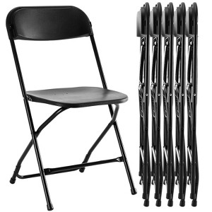 Four Piece Folding Chair set, Indoor Outdoor Portable, Stackable for Events, Offices, Weddings, Picnics and Restaurants - 1 of 4