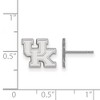 Black Bow Jewelry Sterling Silver Kentucky Wildcats NCAA Post Earrings - 2 of 3