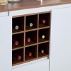 YOOCOZZ 68.9'' Farmhouse Coffee Bar Wine Cabinet with Storage, Liquor Cabinet - White - 2 of 4