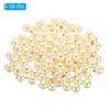 Unique Bargains Beautiful Designer DIY Jewelry Making Faux Pearl Pendants 150 Pcs Gold Beige 0.39" - 3 of 4