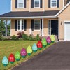 Big Dot of Happiness Christmas Light Bulbs - Lawn Decorations - Outdoor Holiday Party Yard Decorations - 10 Piece - 3 of 4
