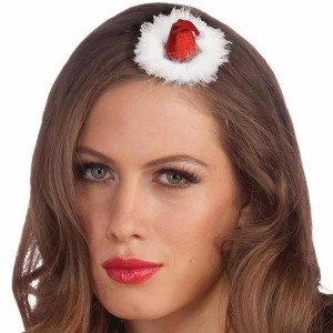 Forum Novelties Mini Santa Hat Women's Costume Accessory - 1 of 3
