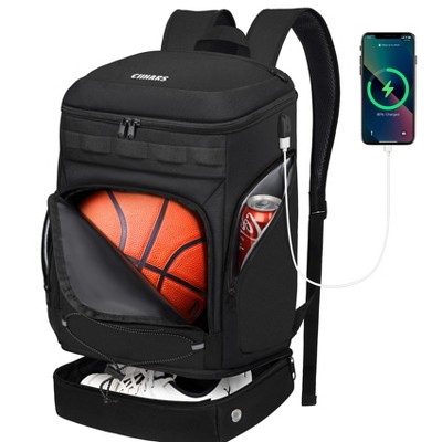 Basketball Bag Backpack Large Sports Bag with Separate Ball holder & Shoes compartment