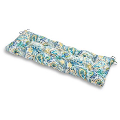 Baltic Paisley Outdoor Bench Cushion - Kensington Garden