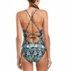 Women's RE-FRESH V-PLUNGE CROSS BACK ONE PIECE - La Blanca - 2 of 3