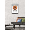 Trends International NBA Brooklyn Nets - Drip Basketball 21 Framed Wall Poster Prints - 2 of 4