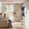 Mobile TV Stand for 32-75 Inch with Adjustable Shelf & Lockable Rolling Wheels,Floor Stand for Living Room Office-Baofuwish - 3 of 4