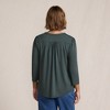 Lands' End Women's 3/4 Sleeve Lightweight Jersey Embellished Top - 2 of 4