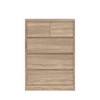 FUFU&GAGA Multi - Drawer Wood Grain Storage Chest with Hidden Compartment - Secure & Stylish Bedroom Organizer Bedside Table - 4 of 4