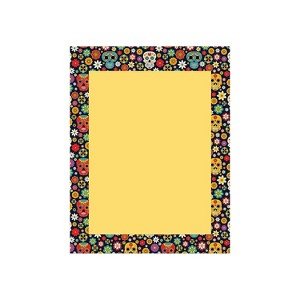 Great Papers Marigold And Sugar Skulls Holiday Letterhead Multicolor 50/Pack (2023037) - 1 of 1